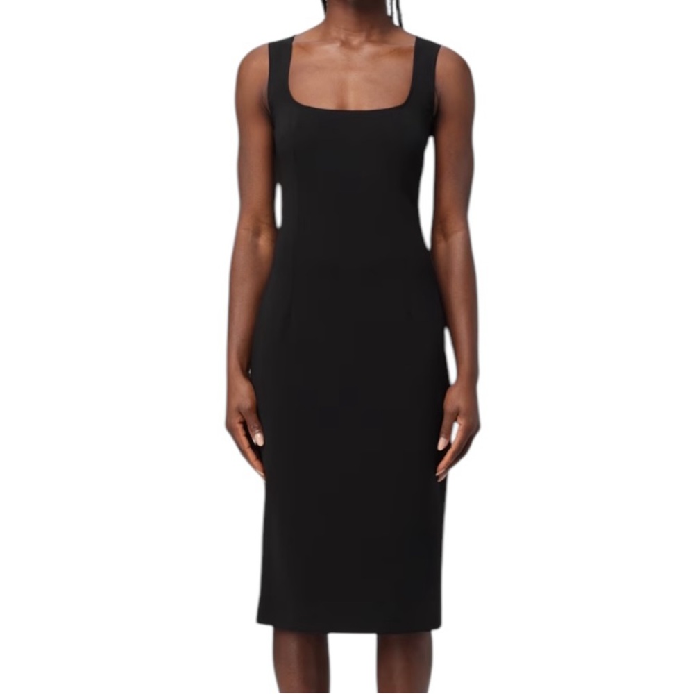 Dolce & Gabanna Sheath Dress Charcoal Sz 38
